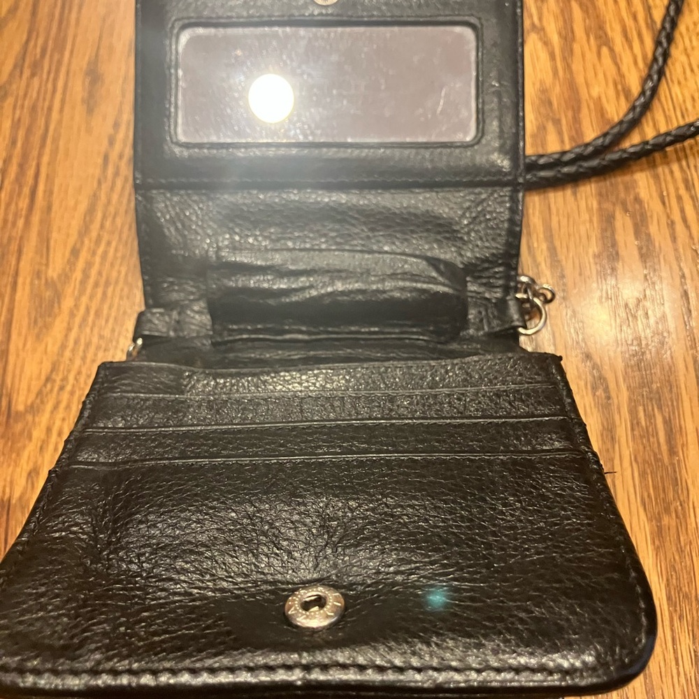Brighton | Crossbody Wallet Belt Bag Black & Brown - Picture 7 of 10